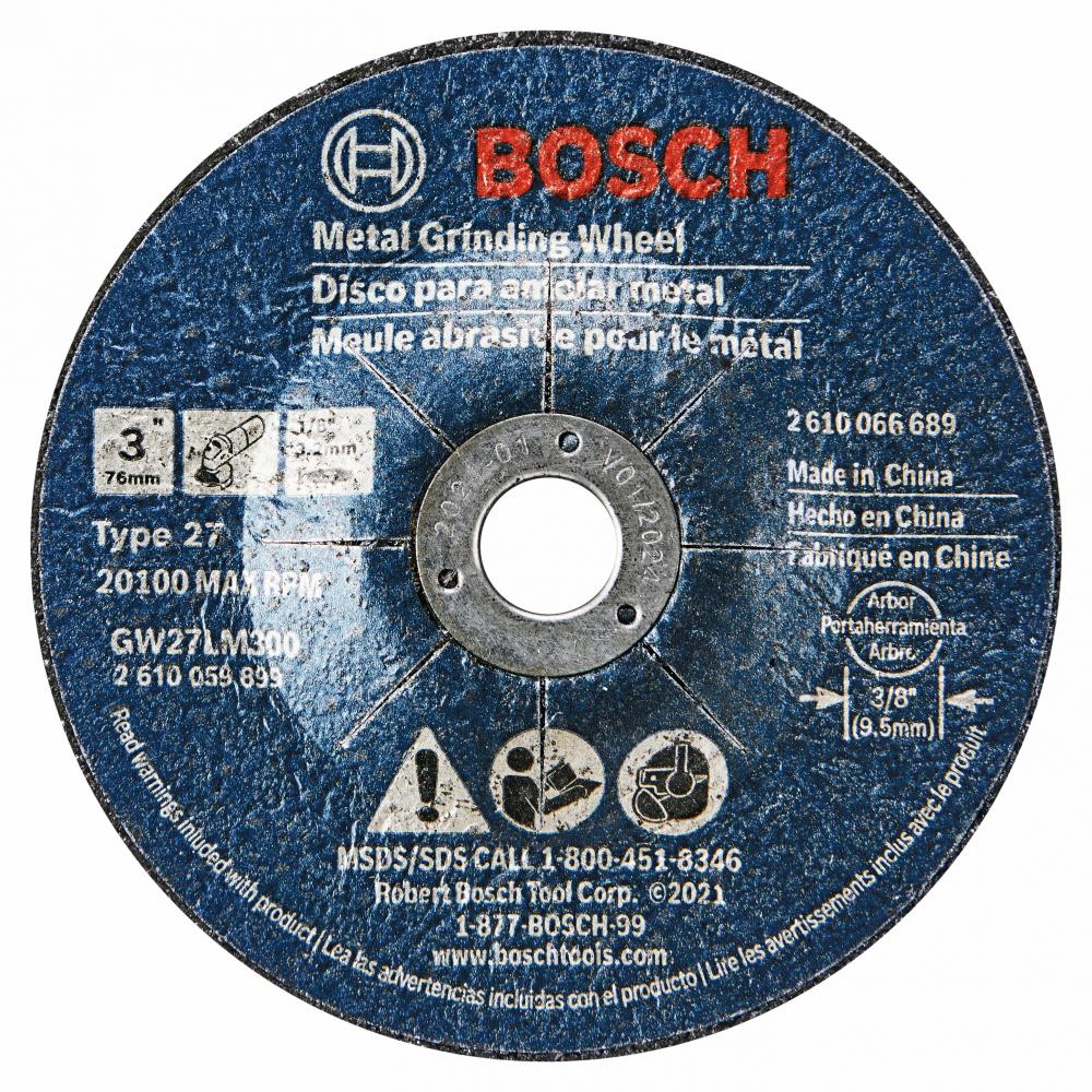Disque à ébarber pour métal de 3 po