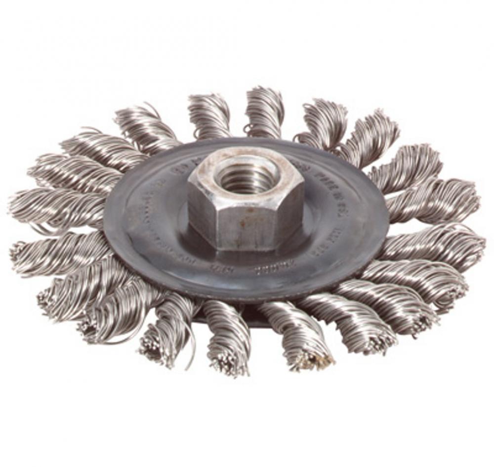 Brosse à fils noués pleine torsade de 4 po