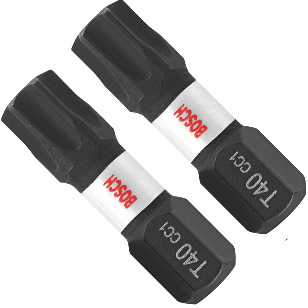 2 embouts courts Torx® n°40 de 1 po