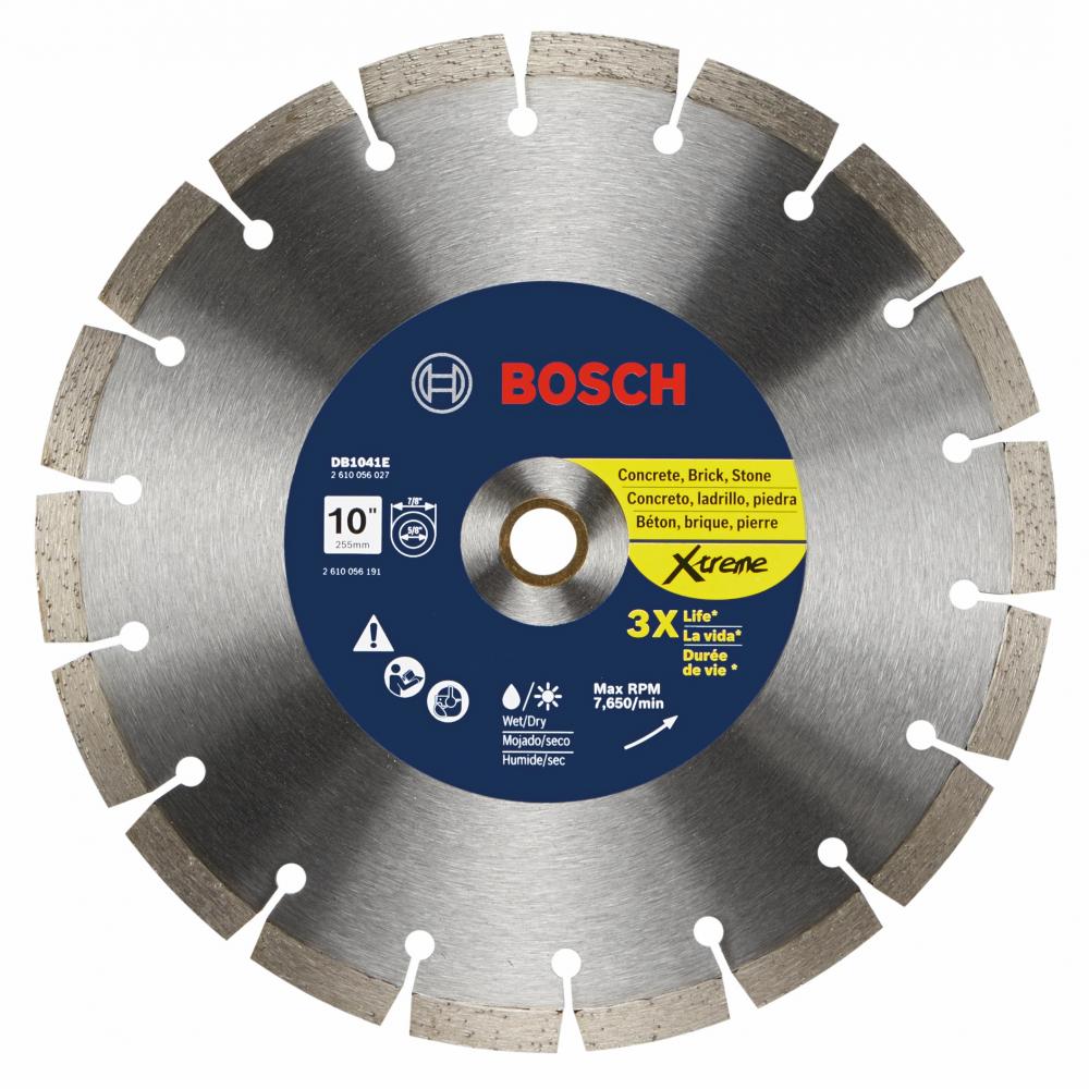 Disque diamanté segmenté de 10 po