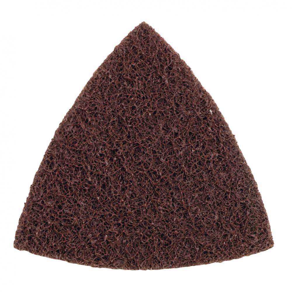 Feuille abrasive triangulaire de finition à gros grain