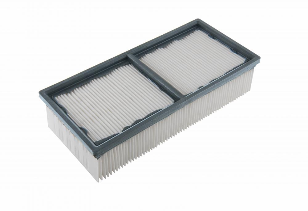 Filtre sec/humide plat en polyester