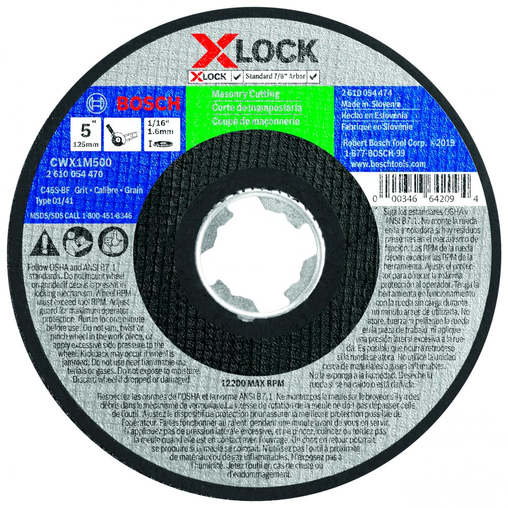 Disque à meuler X-LOCK de 5 po
