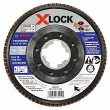 Bosch FDX2945060 - Disque à lamelles X-LOCK de 4-1/2 po, grain 60