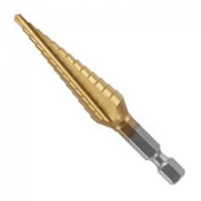 Bosch IMSD46401 - 1/8 In. to 1/2 In. Titanium-Coated Impact Step Drill Bit