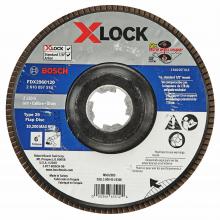 Bosch FDX2960120 - Disque à lamelles X-LOCK de 6 po, grain 120