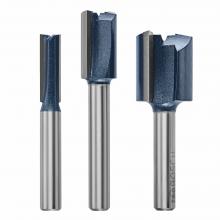 Bosch RBS023XW - Ensemble 3 fraises à mortaiser