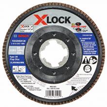 Bosch FDX29450120 - Disque à lamelles X-LOCK de 4-1/2 po, grain 120