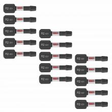 Bosch ITDSQ2115 - 15 embouts courts carrés n°2 de 1 po