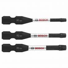 Bosch ITDSQV203 - Ensemble de 3 embouts longs carrés de 2 po