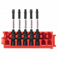 Bosch ITDSQ2205C - 5 embouts longs carrés n°2 de 2 po