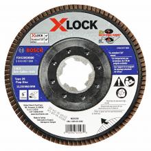 Bosch FDX2950080 - Disque à lamelles X-LOCK de 5 po, grain 80