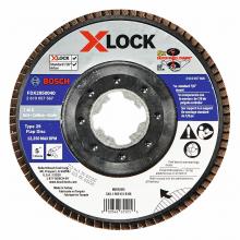 Bosch FDX2950040 - Disque à lamelles X-LOCK de 5 po, grain 40