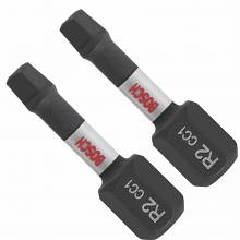 Bosch ITDSQ2102 - 2 embouts courts carrés n°2 de 1 po