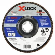 Bosch FDX2960040 - Disque à lamelles X-LOCK de 6 po, grain 40