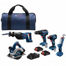 Bosch GXL18V-501B25 Amazon - Ensemble de 5 outils 18V