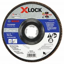 Bosch FDX2960080 - Disque à lamelles X-LOCK de 6 po, grain 80