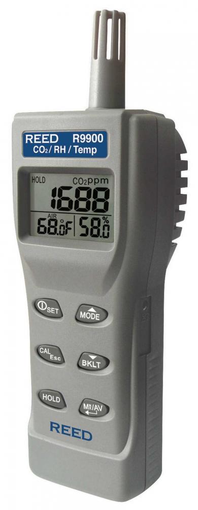 REED R9900 Compteur de qualité de l&#39;air intérieur CO2