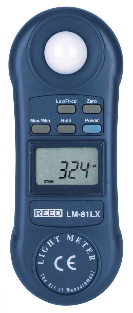 REED LM-81LX Luxmètre compact, 20 000 lux / 2 000 pieds-bougies