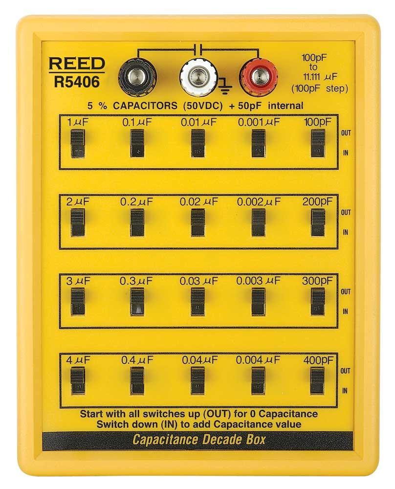 REED R5406 Bo&icirc;te à décades de capacités