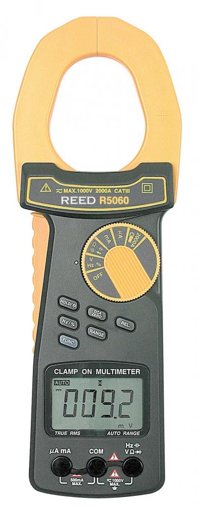 REED R5060 2000A Pince ampèremétrique v.e.v. c.a./c.c.