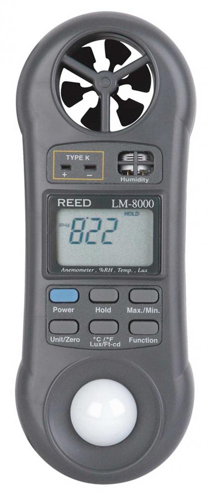 REED LM-8000 Compteur environnemental multifonction 6-en-1
