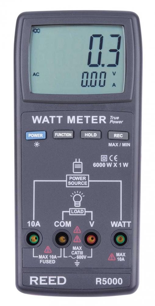 REED R5000 Wattmètre à sélection automatique de la gamme, v.e.v.