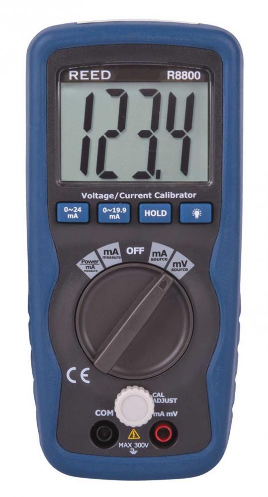REED R8800 Calibreur de tension/courant, 199.99mV / 19.99mA
