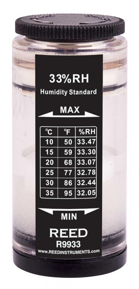 REED R9933 Norme d&#39;étalonnage d&#39;humidité, 33 %