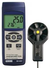 ITM - Reed Instruments SD-4207 - REED SD-4207 Thermo-anémomètre à hélice de série SD, enregistreur de donnée