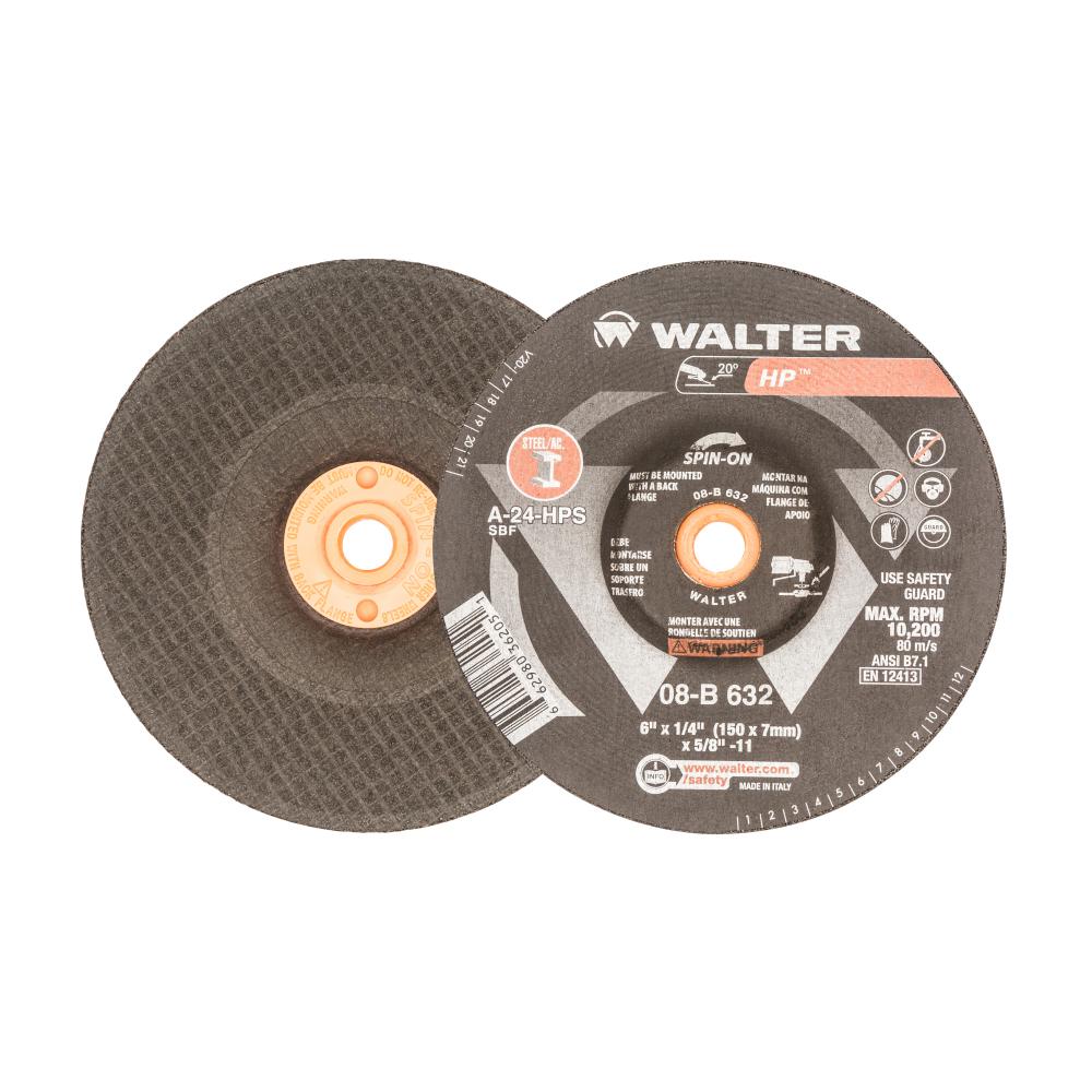 6&#34; x 1/8&#34; x 5/8-11 HP SPIN-ON