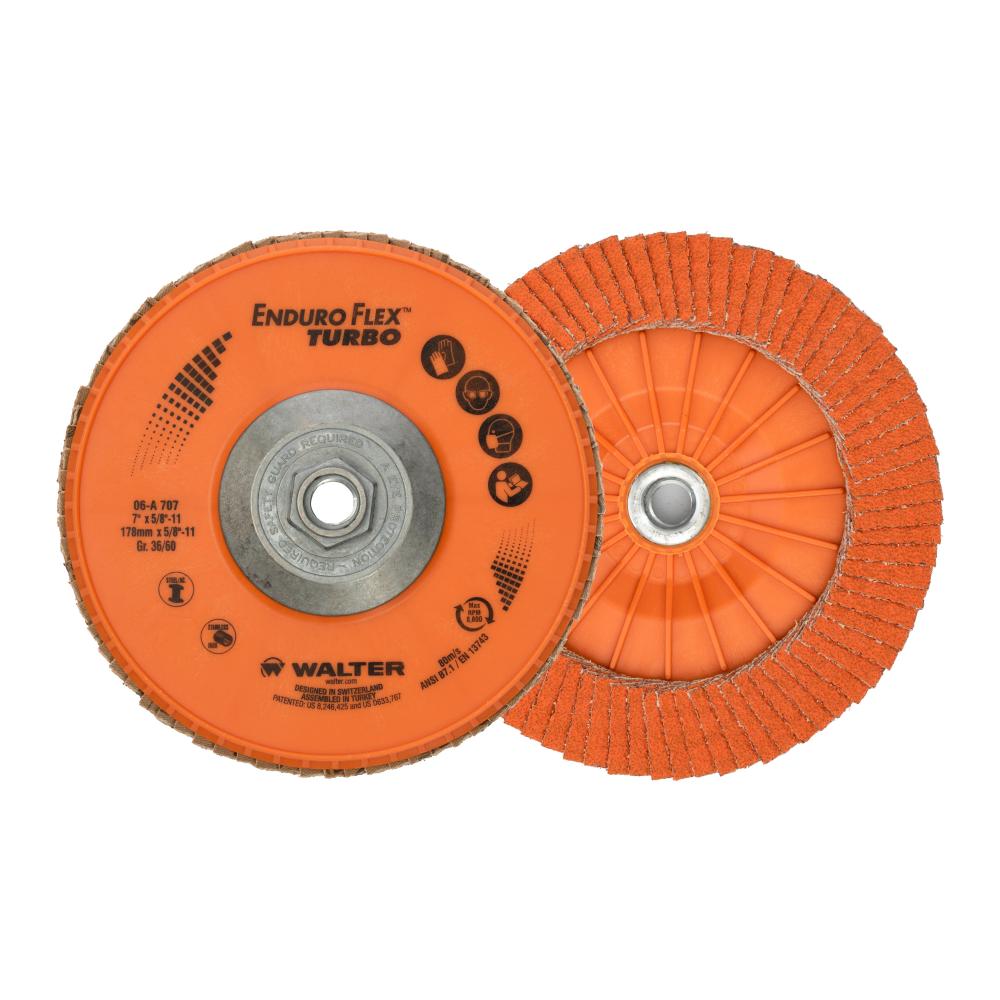 ENDUROFLEX TURBO 7&#34;X5/8-11 GR36/60 HUB