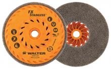 Walter Surface 07X452 - MEULE FX STAINLESS, 4-1/2 SPIN-ON