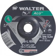 Walter Surface 08L600 - 6X1/4 A24ALU MEULES/RECT