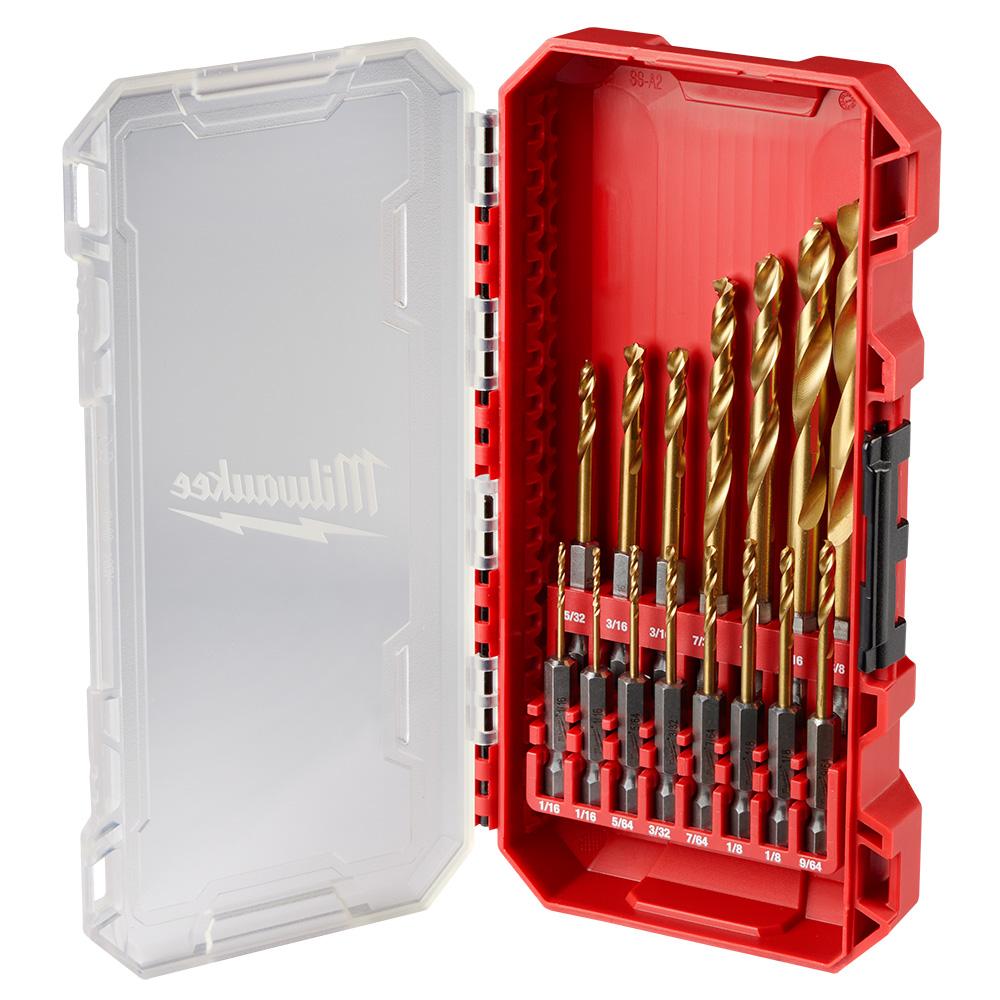 Jeu de mèches en titane SHOCKWAVE Impact Duty™ RED HELIX™  - 15PC