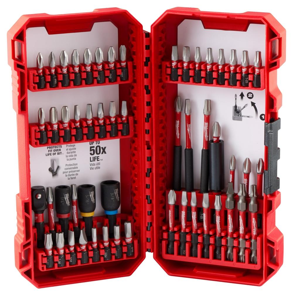 Jeu d’embouts tournevis SHOCKWAVE Impact DutyMC – 54 morceaux