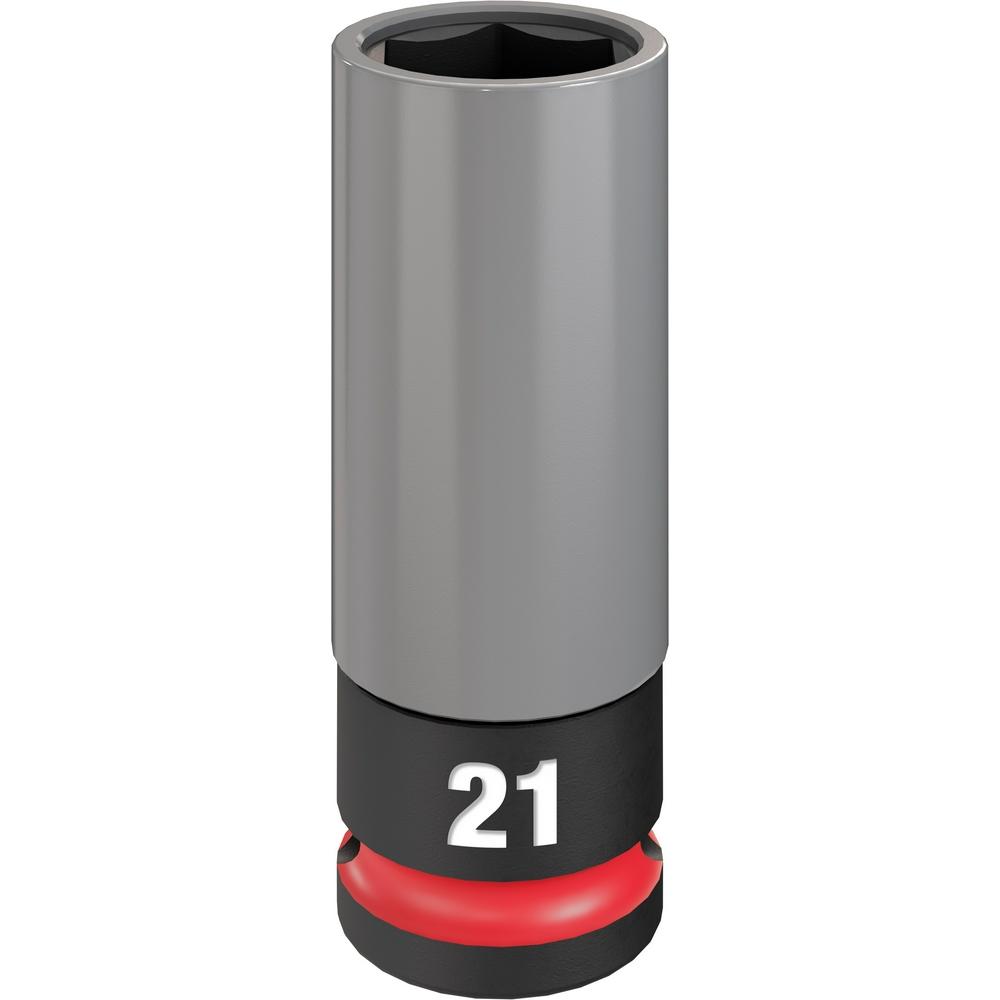 Douille pour écrous de roue métrique de 21 mm pour clé à cliquet de 1/2 po