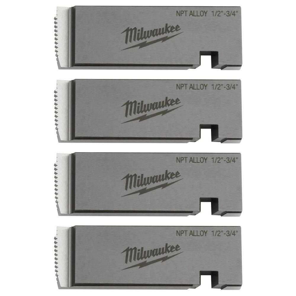 Matrices de filetage NPT universelles pour alliage 1/2 po – 3/4 po MilwaukeeMD