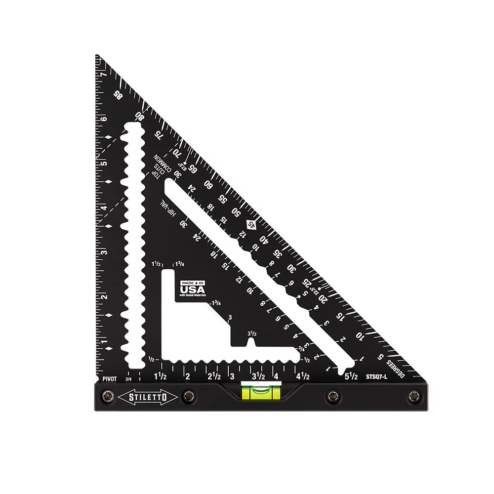 STILETTO® 7&#34; Equerre de charpentier avec niveau