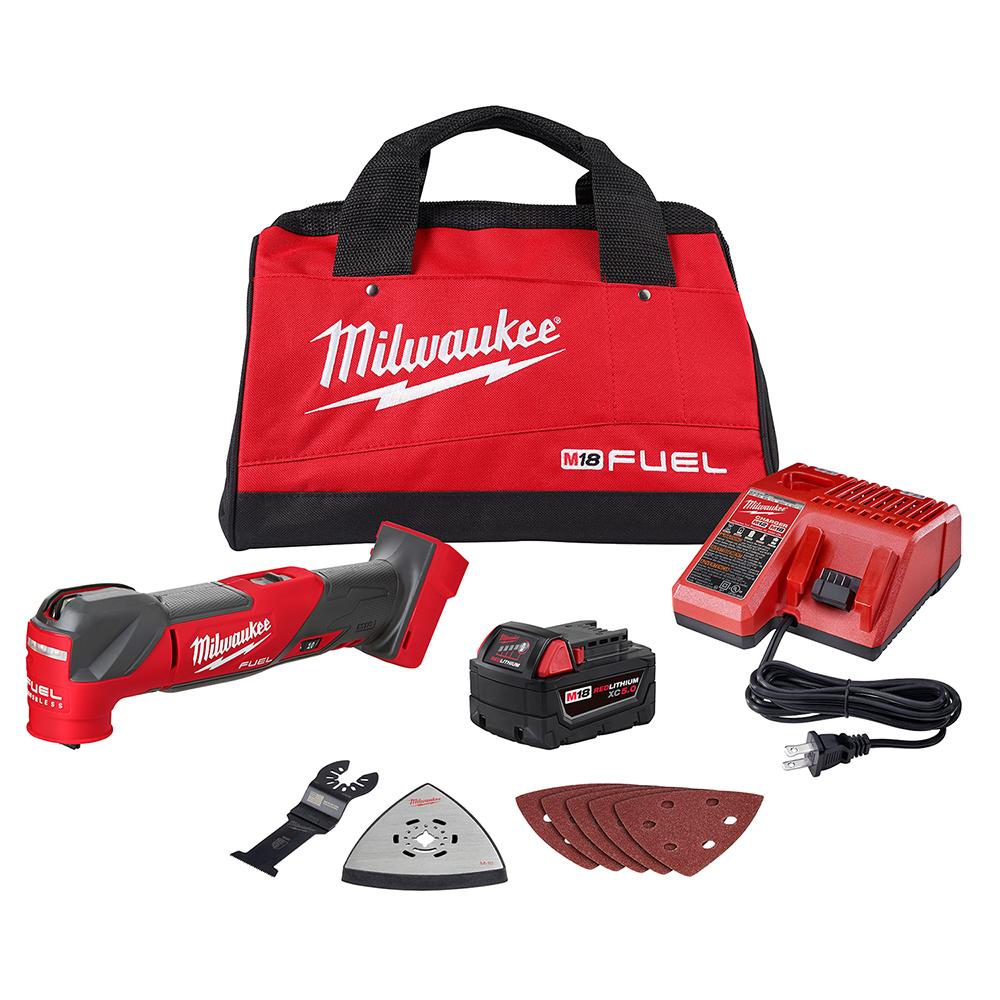 Ensemble d&#39;outil à usages multiples oscillant M18 FUEL sans cordon et sans balai au lithium-ion 