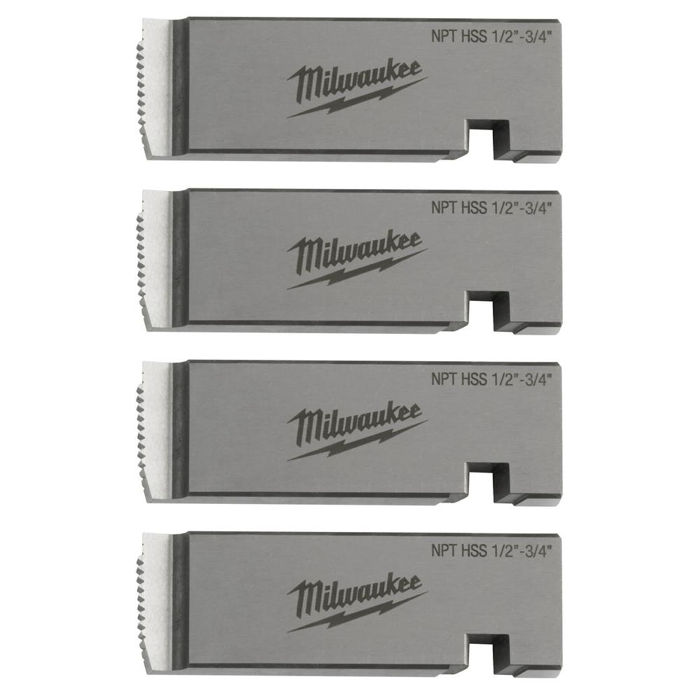Matrices de filetage NPT universelles à haute vitesse pour acier inoxydable 1/2 po – 3/4 po