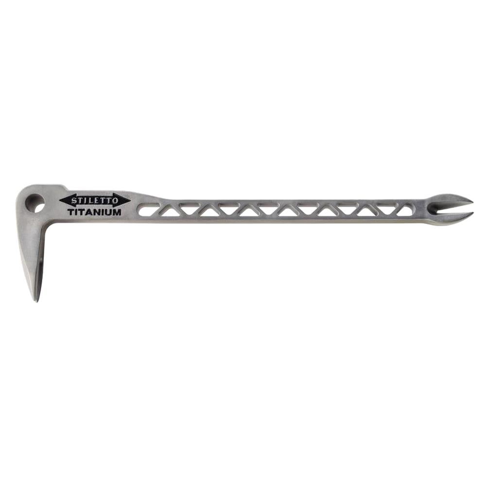 Arrache-clou/pied-de-biche de 12 po en titane avec Dimpler