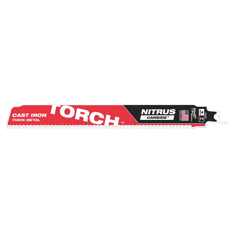 Lame de scie alternative SAWZALL The TORCH de 9 po, 7 DPP, pour la fonte avec NITRUS CARBIDE – Paque