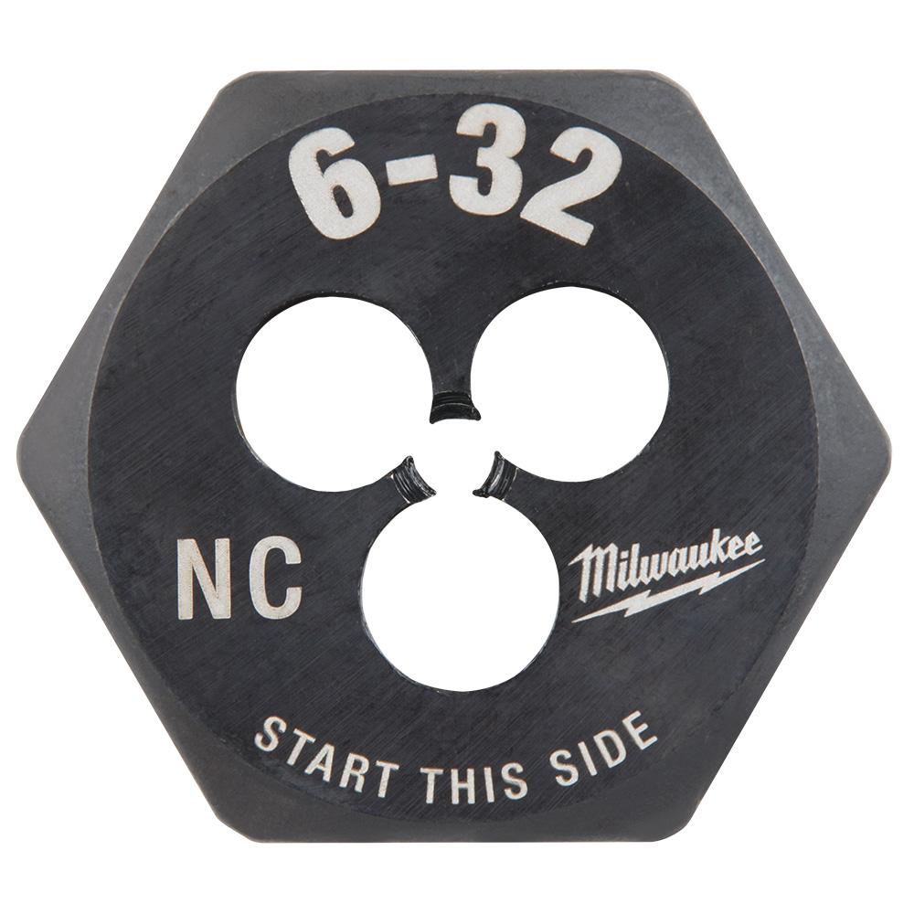 Filière hexagonale de 1 po – 6-32 NC