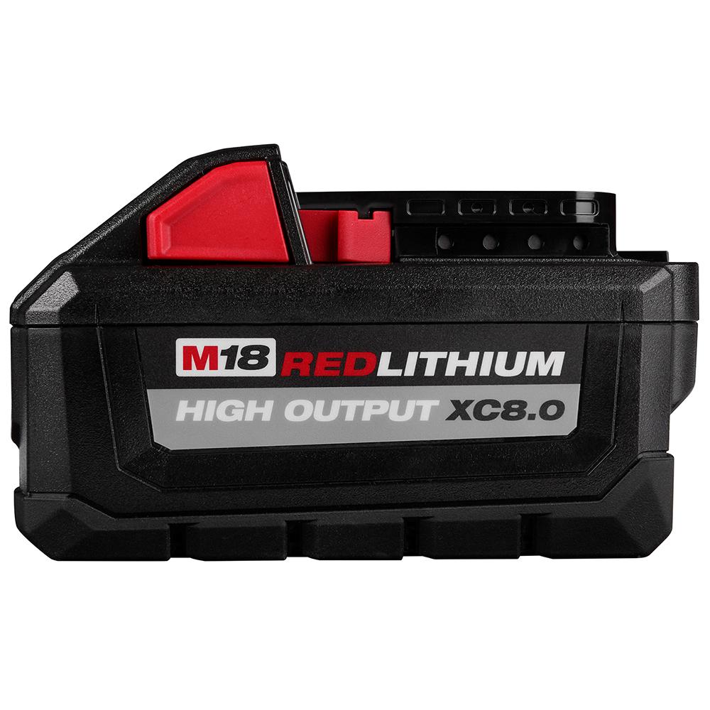Batterie M18 18V Lithium-Ion à capacité étendue (XC) HAUTE SORTIE 8,0 Ah REDLITHIUM