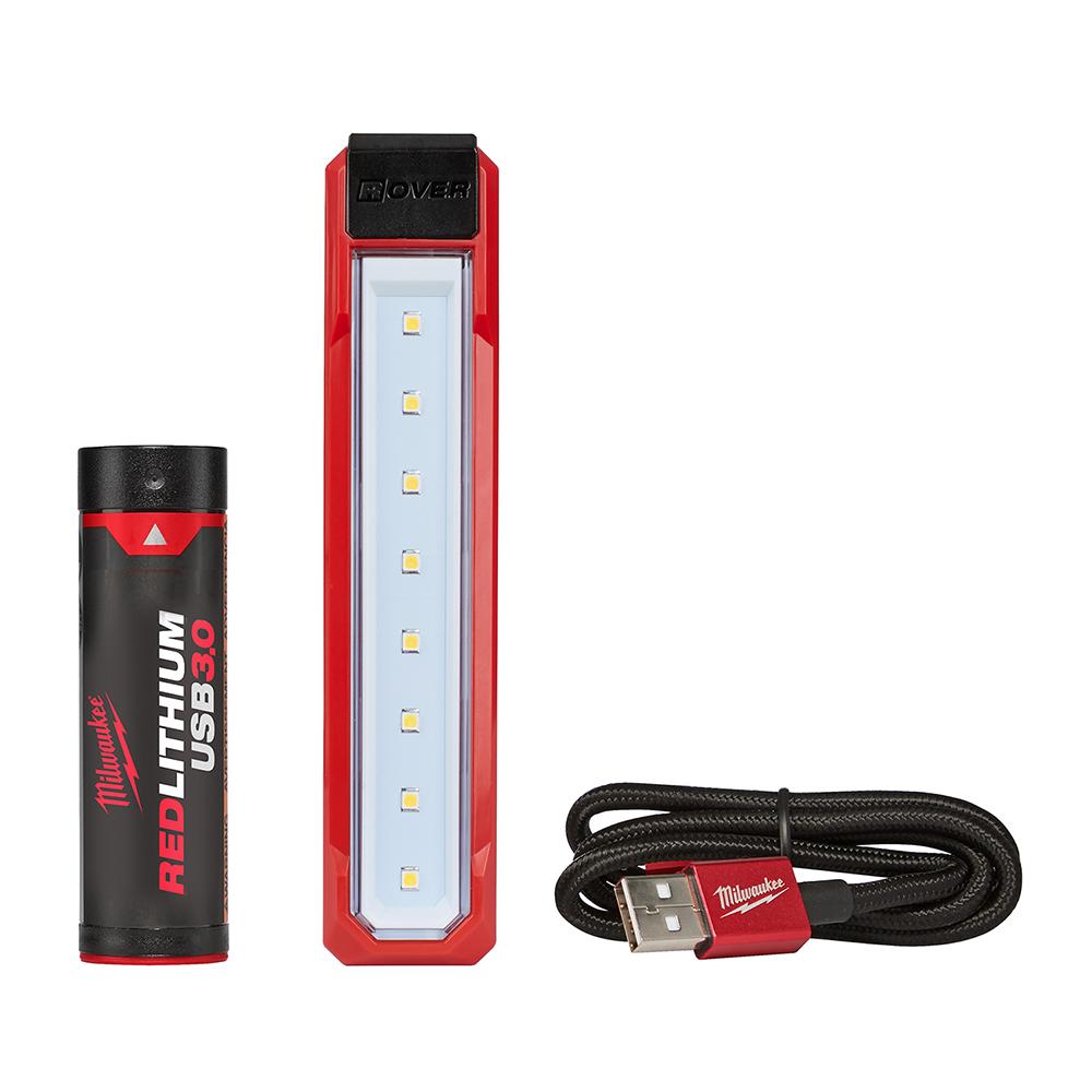 Projecteur à faisceau étendu rechargeable  de poche ROVER™ à prise USB