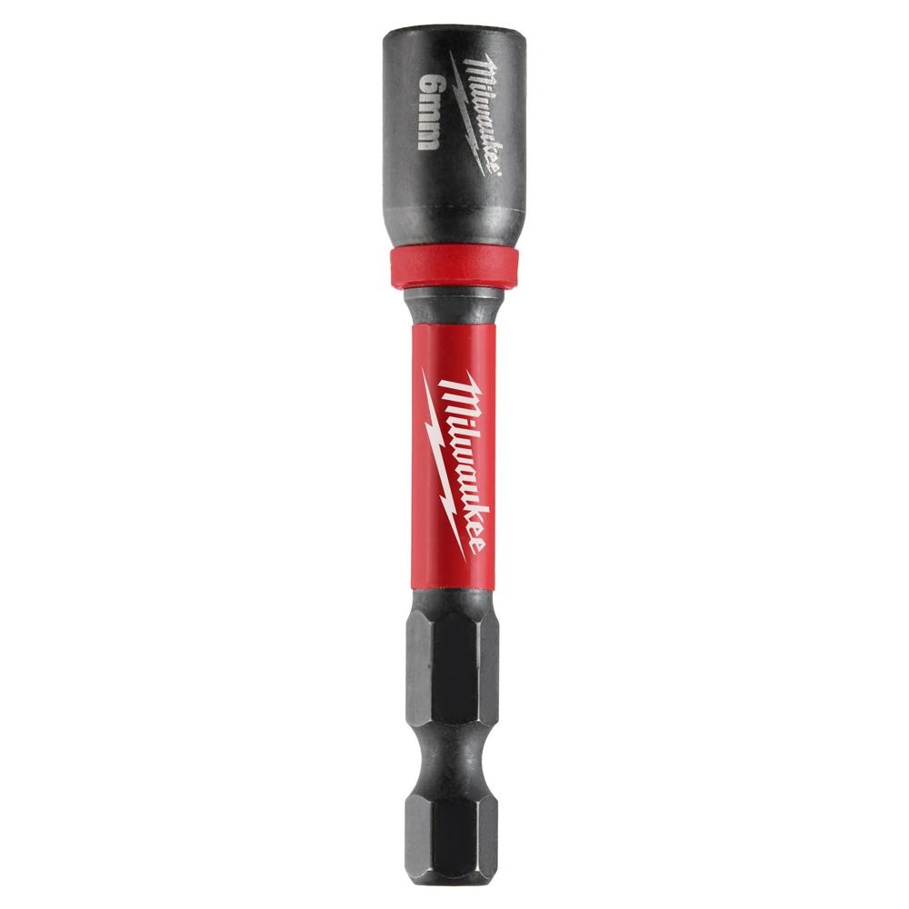 SHOCKWAVE Impact Duty™ 6MM x 2-9/16&#34; Conducteur d&#39;écrou magnétique BULK 10