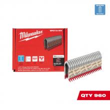Milwaukee MPU112-960 - Agrafes galvanisées de 1,5 po de calibre 9