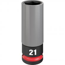 Milwaukee 49-66-7806 - Douille pour écrous de roue métrique de 21 mm pour clé à cliquet de 1/2 po