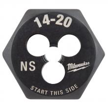 Milwaukee 49-57-5333 - Filière hexagonale de 1 po – 14-20 NS